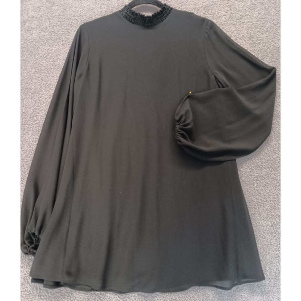 Show Me‎ Your Mumu Layered Mini Dress Women's M Black Whimsigoth Boho Dark Fairy